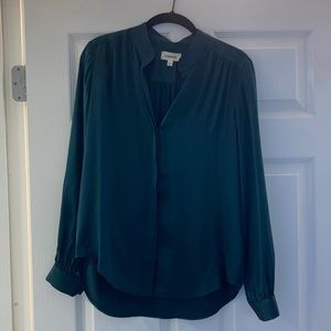 L’Agence Bianca Band Collar Blouse